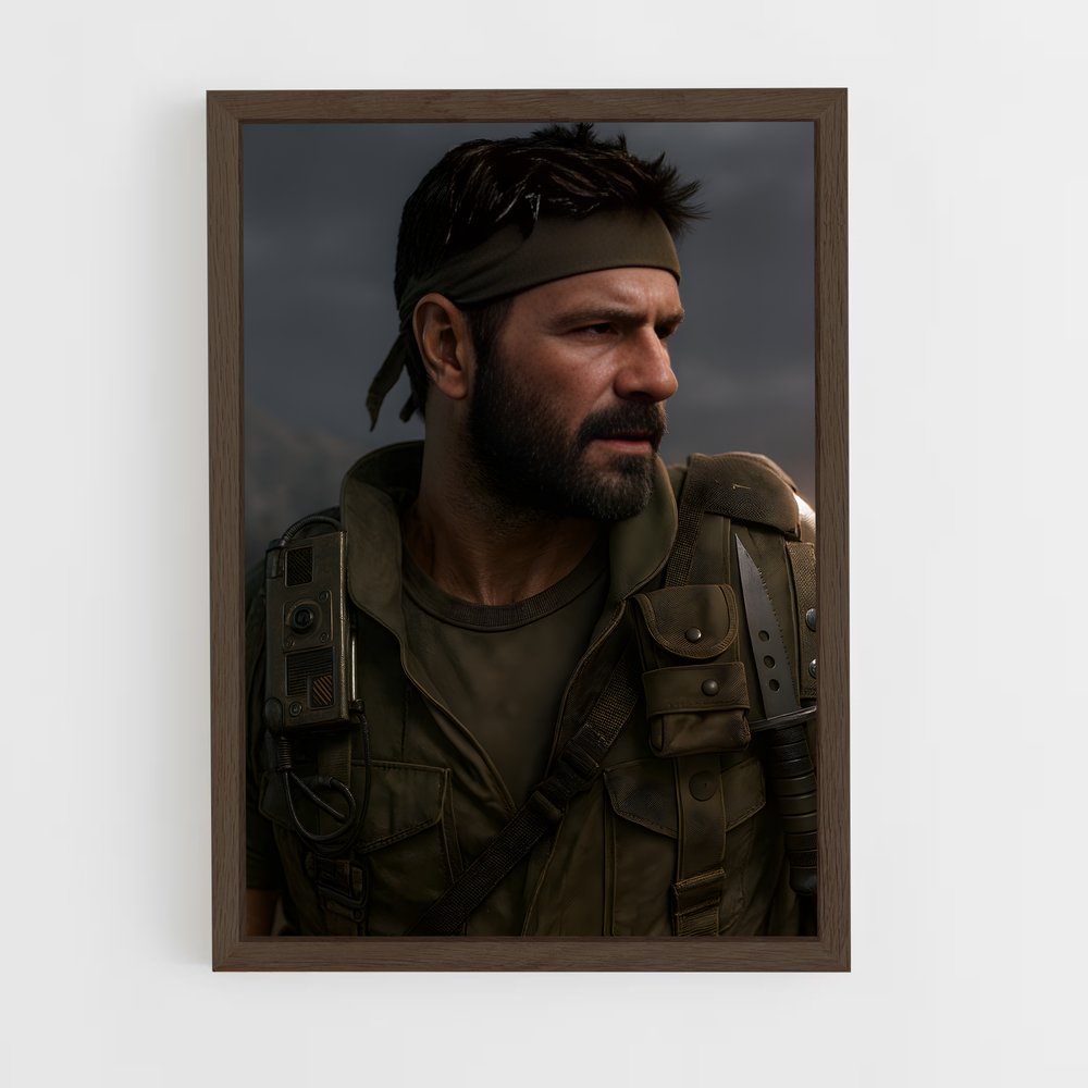 Poster Frank Woods : L'Infiltré – affiche Call of Duty (vue 5)